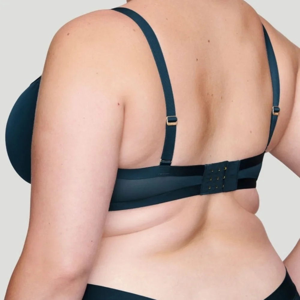 CUUP The Demi T-Shirt - Spacer Sz 44C Teal Underwire Bra New WL296 - Picture 4 of 10